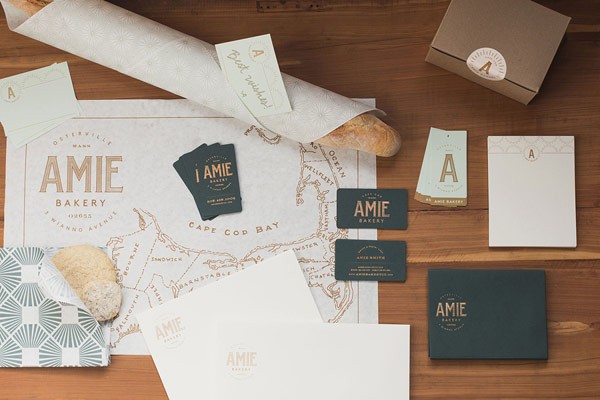 Amie Bakery – branding and packaging design by Benji Peck.