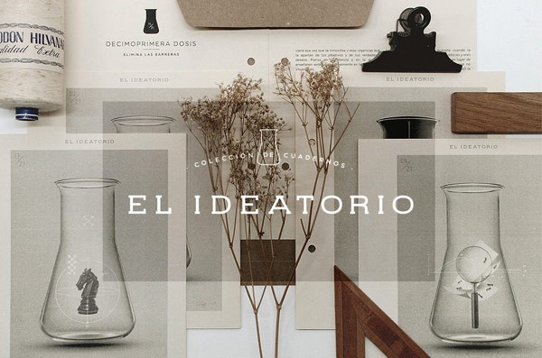 El Ideatorio, a notebook collection designed and illustrated by Oriol Gil.