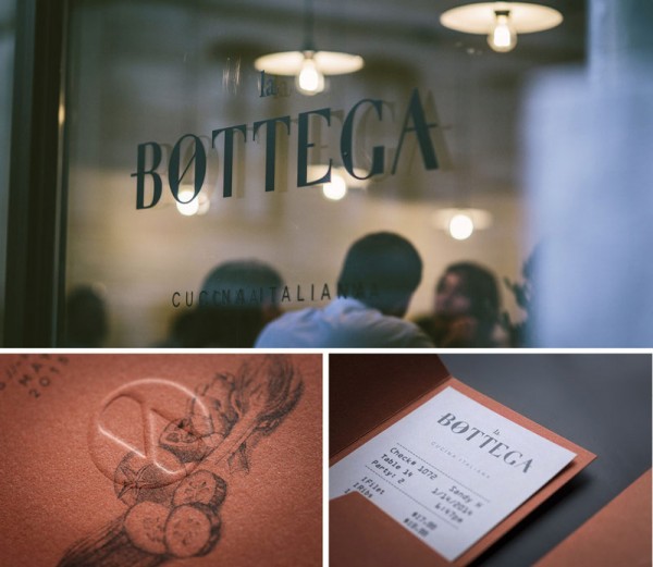 La Bottega – Cucina Italiana – restaurant identity design by kidstudio.