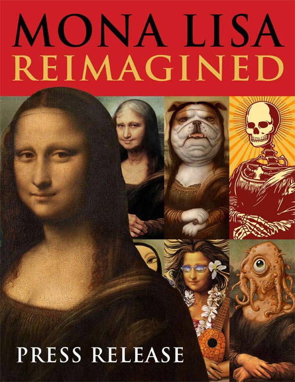 Mona Lisa reimagined by hundreds of the world's most innovative artists, a book by Erik Maell.