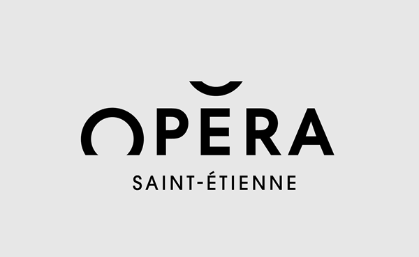 The new logotype of the Saint Etienne Opera House.