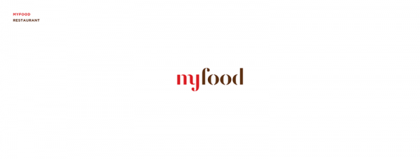 MyFood restaurant – logo design by Eszti Varga.