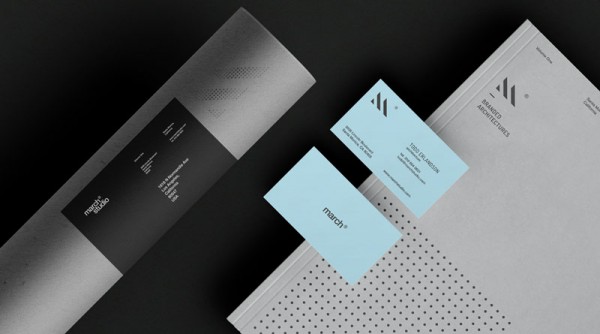 Some of studio March's stationery elements.