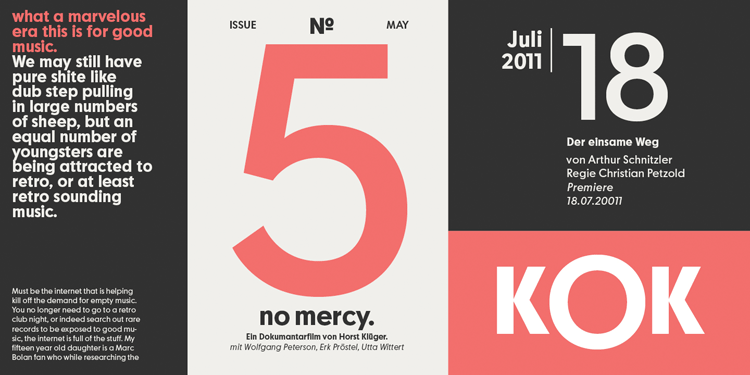 The Moskau Grotesk font family is based on minimalism and simplicity.
