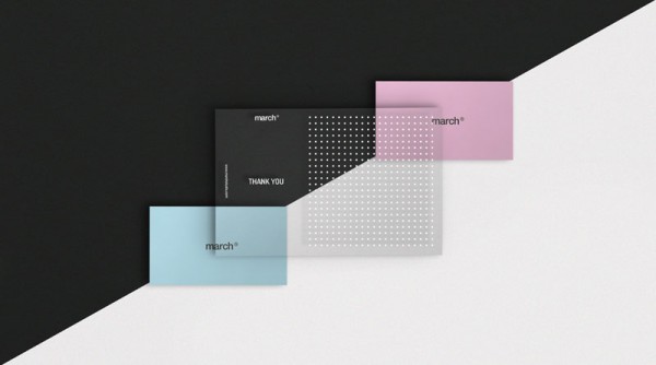March studio brand identity design by Zivan Rosic.