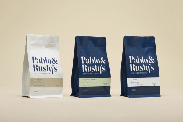 The coffee packaging design.