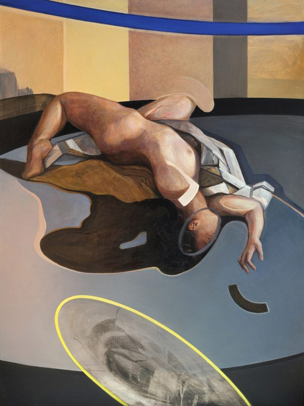 Eliptical forms – oil on canvas – 120 x 90cm.