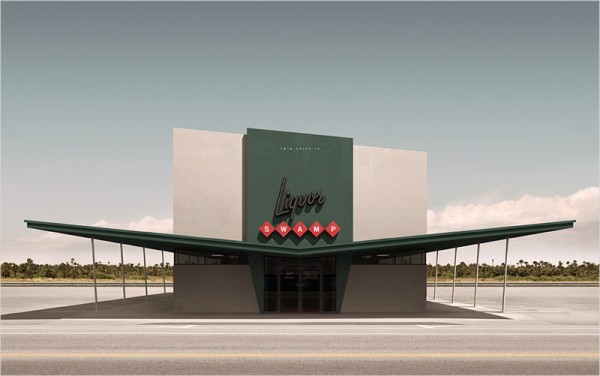 Liquor Swamp, a work inspired by places and architecture of the 20th century.