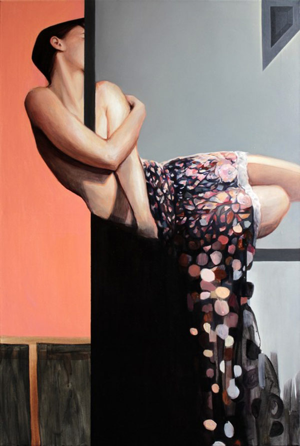 March fifth – oil on canvas artwork by Anna Taut 120 x 80cm.