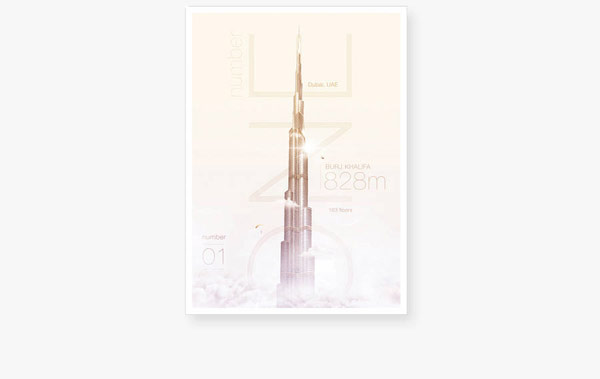 The Burj Khalifa poster.