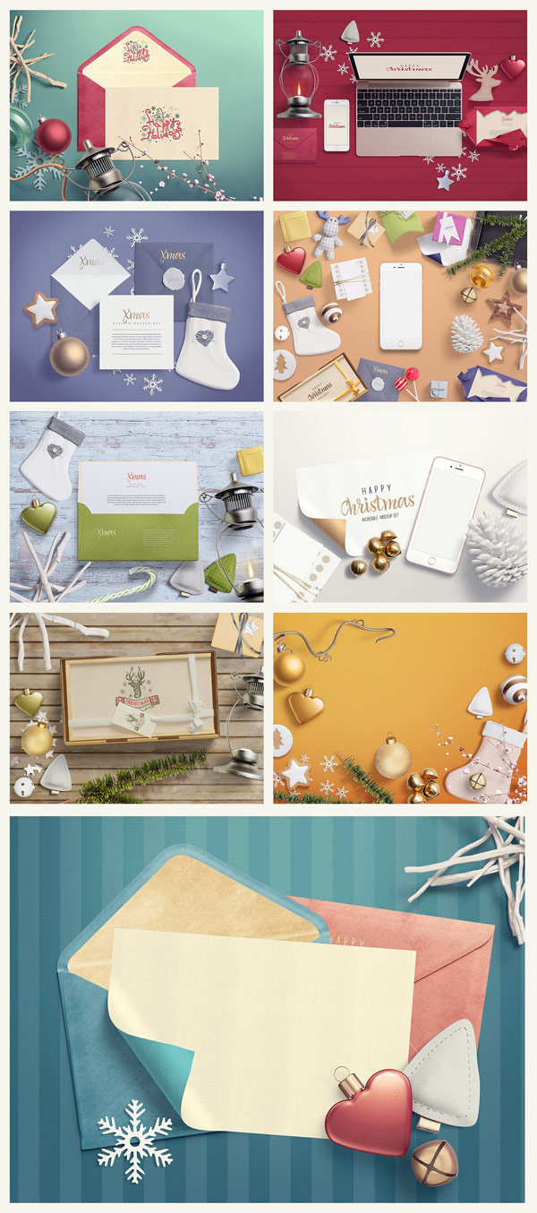 Now you can create stylish Christmas scenes. Create your own scenes or choose from the set of presets.