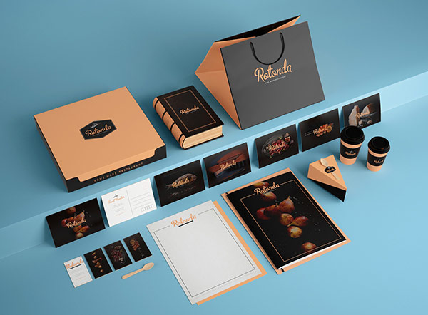 Sofia Weinstein was commissioned by studio RADUGA7 to create the brand identity concept for restaurant Rotonda.