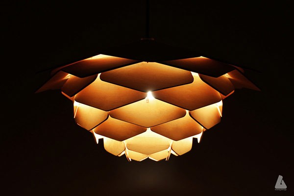 Fire of Dragon lamp design by Ronny Buarøy, a Bergen, Norway based industrial and furniture designer.