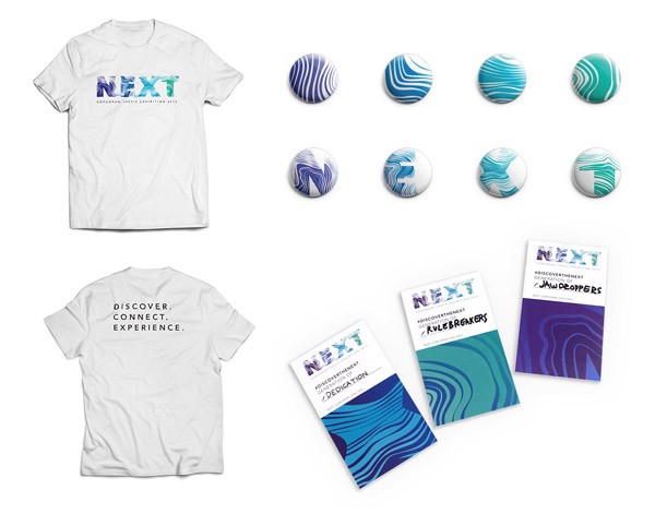 Some promotional items such as buttons and t-shirts.