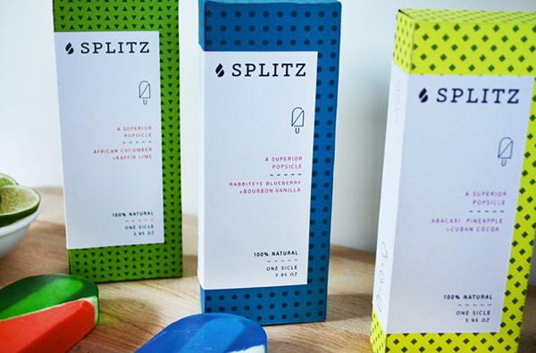 The packaging concept uses different colors along with clean typography and simple icons.