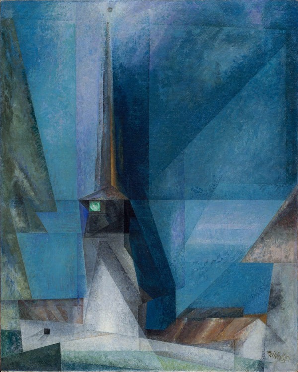 Gelmeroda, artwork from 1936 by painter and graphic artist Lyonel Feininger.