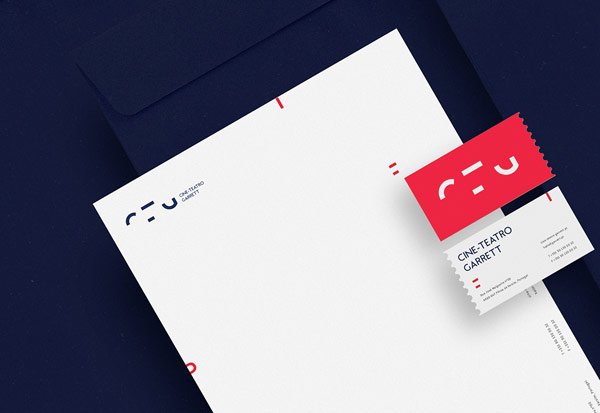 This stationery system was part of a corporate identity proposal developed by MAAN Design Studio for Cine-Teatro Garrett, one of the most historical theaters in Portugal.