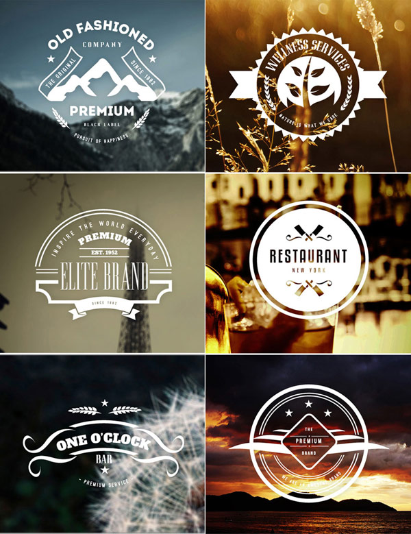Create stylish badges that work great for a variety of applications and backgrounds.