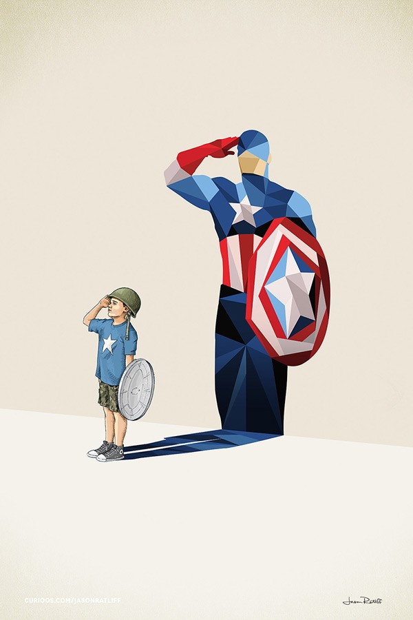 Freedom! Another poster illustration by digital artist Jason Ratliff.
