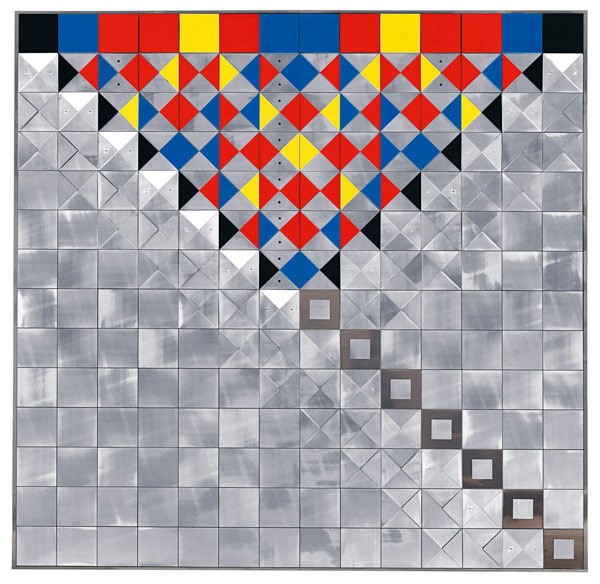 Heinz Mack (born in Lollar, Hessen in 1931) Relief mit farbigem Plexiglas