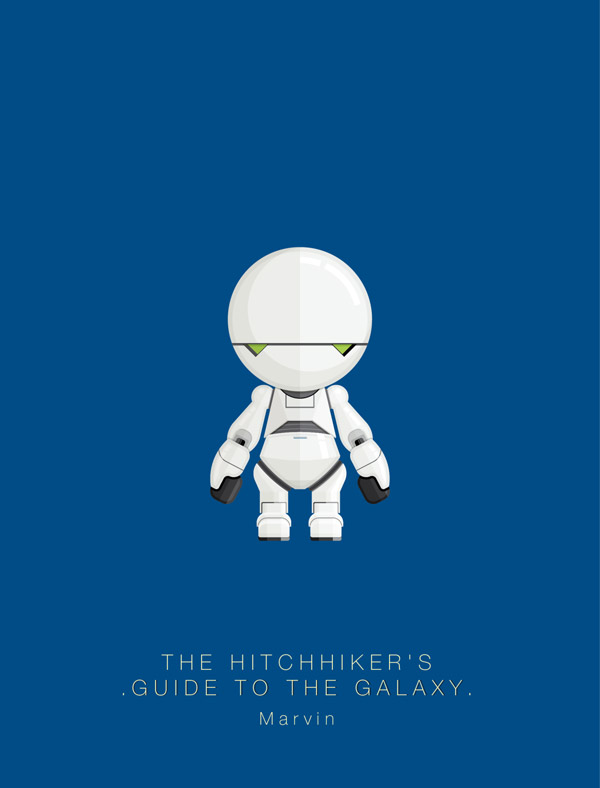 Little Marvin of The Hitchhiker's Guide To The Galaxy.