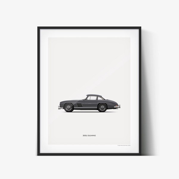 Mercedes-Benz 300SL Gullwing, an icon of classic car design.