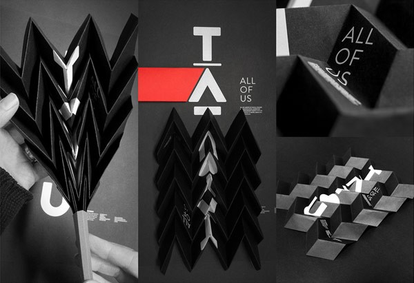 The TĀTOU. visual identity is based on a vertical logotype on black background.