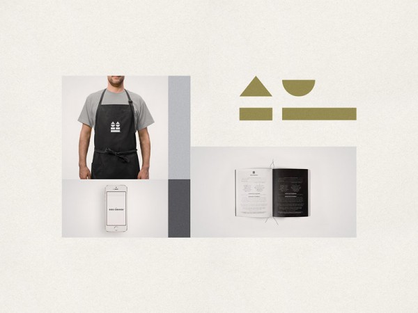 The Los Dos Chinos identity follows simple and clean graphic design rules.
