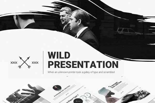 The Wild Powerpoint Presentation templates.