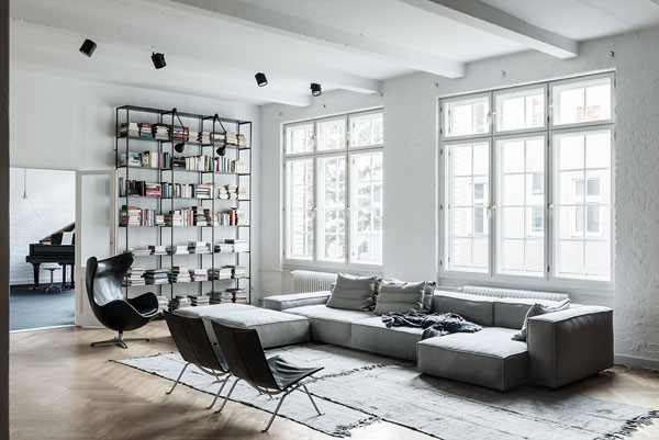 Loft apartment and studio design in Berlin, Germany. Home interior design inspiration with styling concepts by Annabell Kutucu.