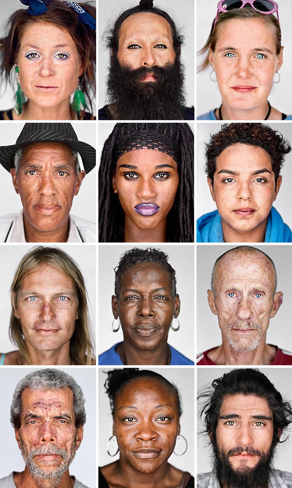 Martin Schoeller has photographed and interviewed some of the homeless.
