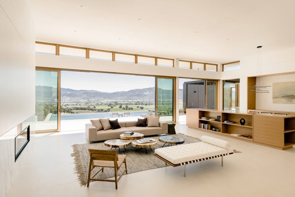 The house offers great views over the landscape from almost every room.