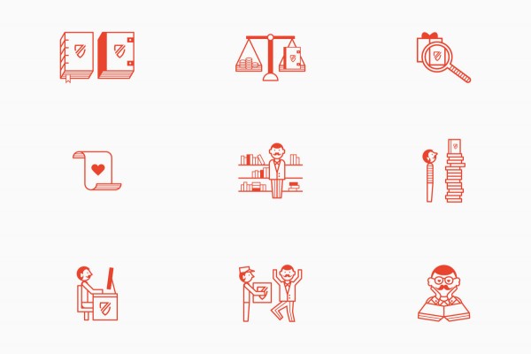 Zeichen & Wunder also created an icon set that can be used along the whole brand identity.
