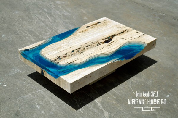 The LAGOON coffee table from La Table.