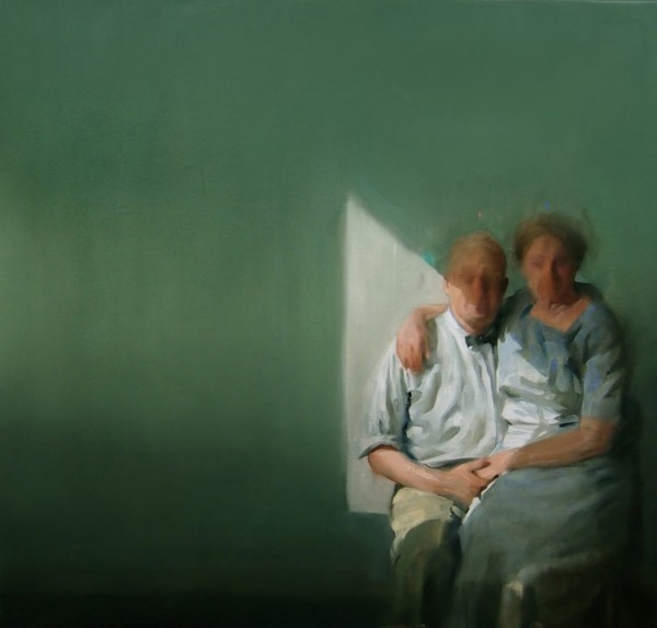 Portraiture of an old couple.