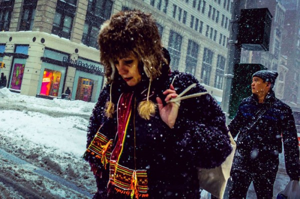 The New York City record blizzard beautifully captured by street photographer Michele Palazzo.