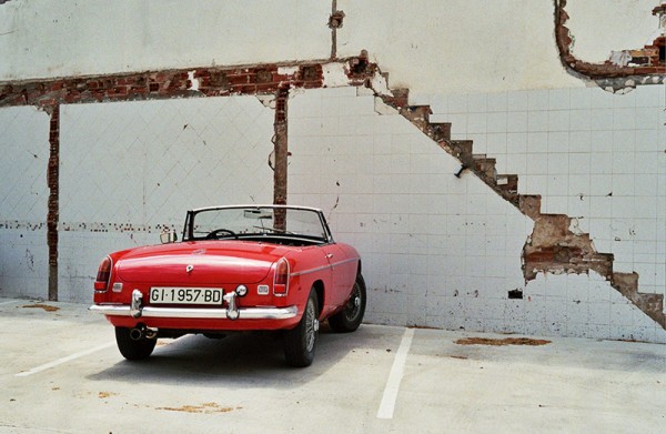 Whose red car is that? Photo by Irena Fabri.