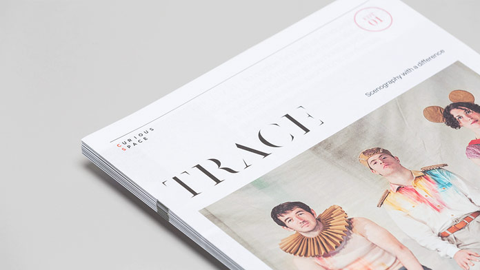 The Trace self promotional magazine has been designed as a collaborative project by Mash Creative and Socio Design.