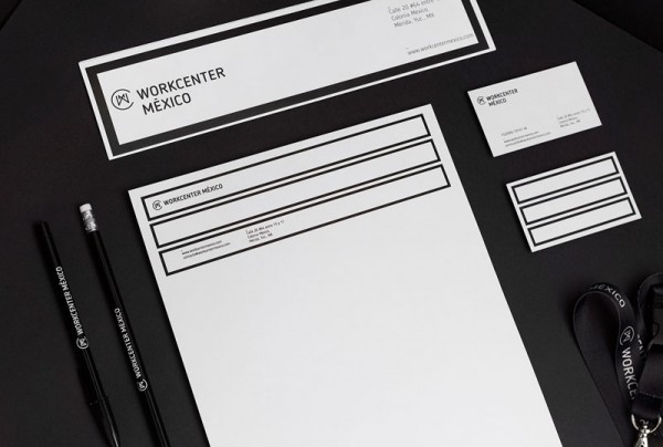 Agency Bienal has created the whole brand identity including this stationery set.