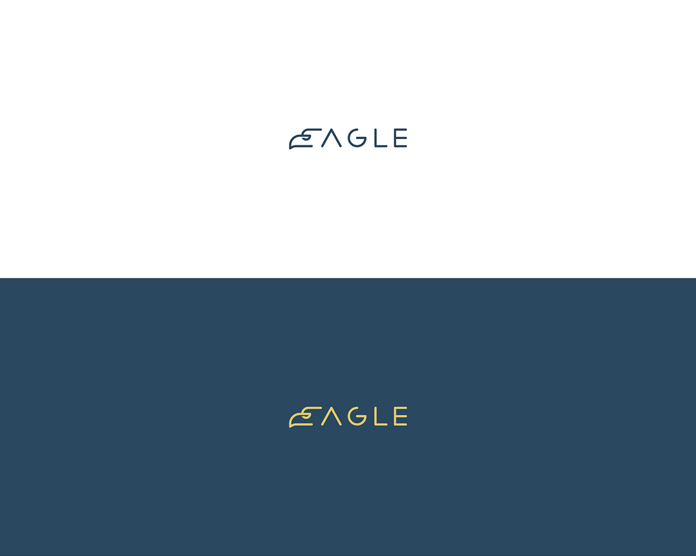 A clever eagly logotype design.