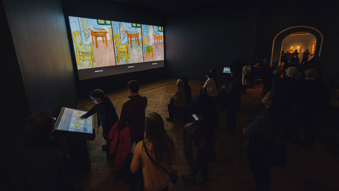 Philadelphia-based creative agency Bluecadet has developed a cinematic, projection-mapped recreation of Vincent Van Gogh's bedroom at Arles.
