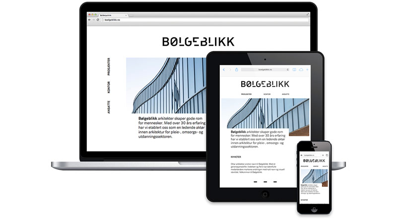 Studio Tank has also designed and developed a new responsive website for the architectural firm.