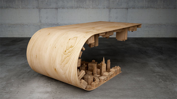 Designer Stelios Mousarris says this table draws inspiration from a film. Guess, what movie could it be?