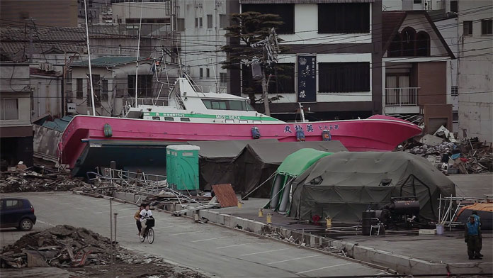 The video documents the destruction, the cleanup and life after the devastating disaster.