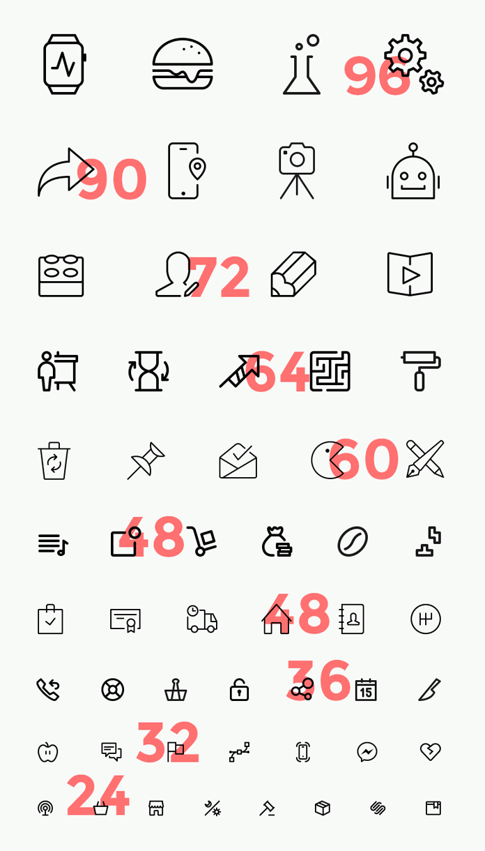 Simple Line Icons Pro download pack.