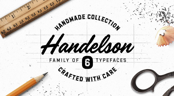 Handelson font collection by Mika Melvas.