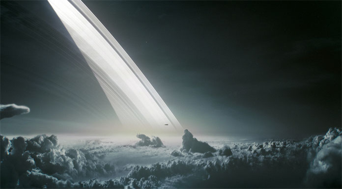 Ringshine on Saturn.