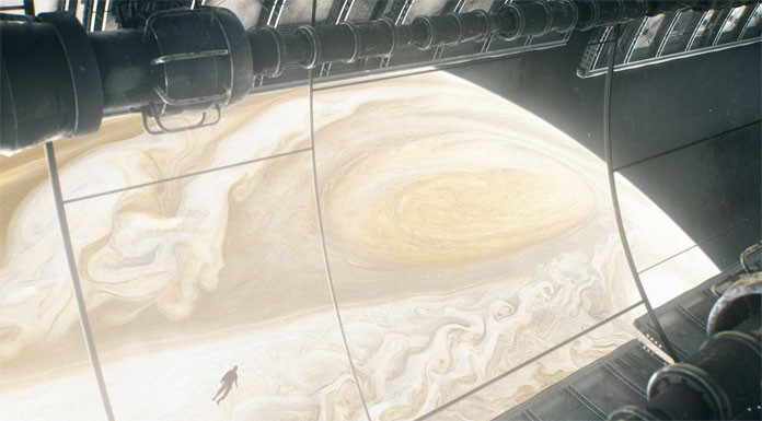 Expedition to the great red spot on Jupiter.