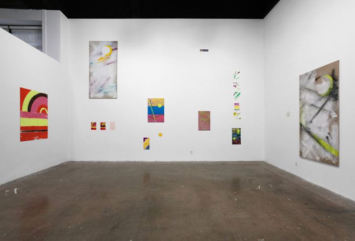 'Stray Edge' – exhibition view at Guggenheim Gallery in Orange County, CA in 2015.