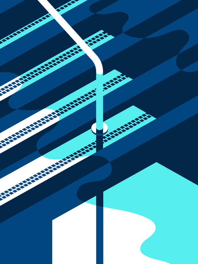 Swimming Vibes – West coast inspired illustration.